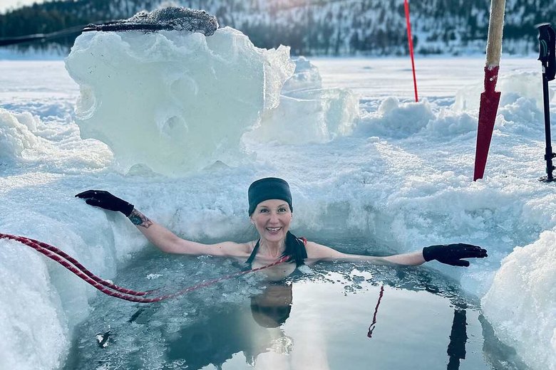 Eisbaden in Finnland Eisbaden in Finnland