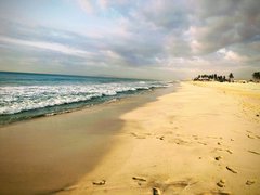 Schöner Strand in Salalah