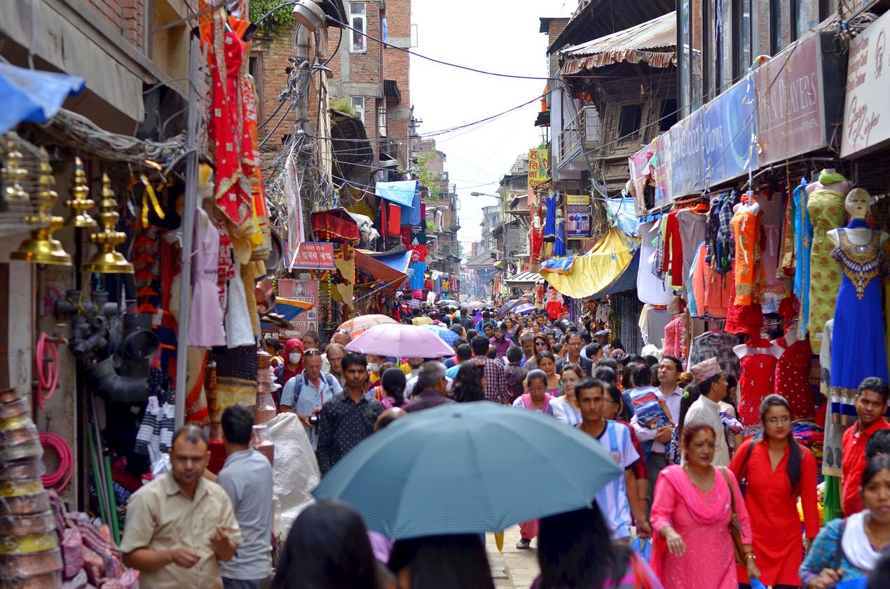 Strasse in Kathmandu