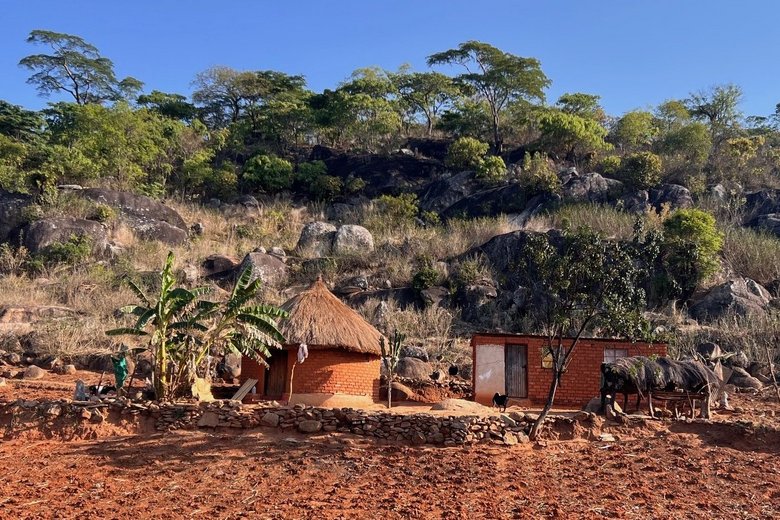 Hof bei Great Zimbabwe
