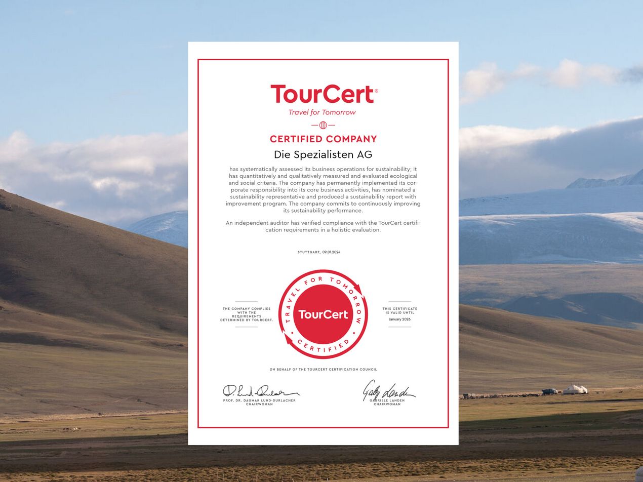 TourCert-Zertifikat