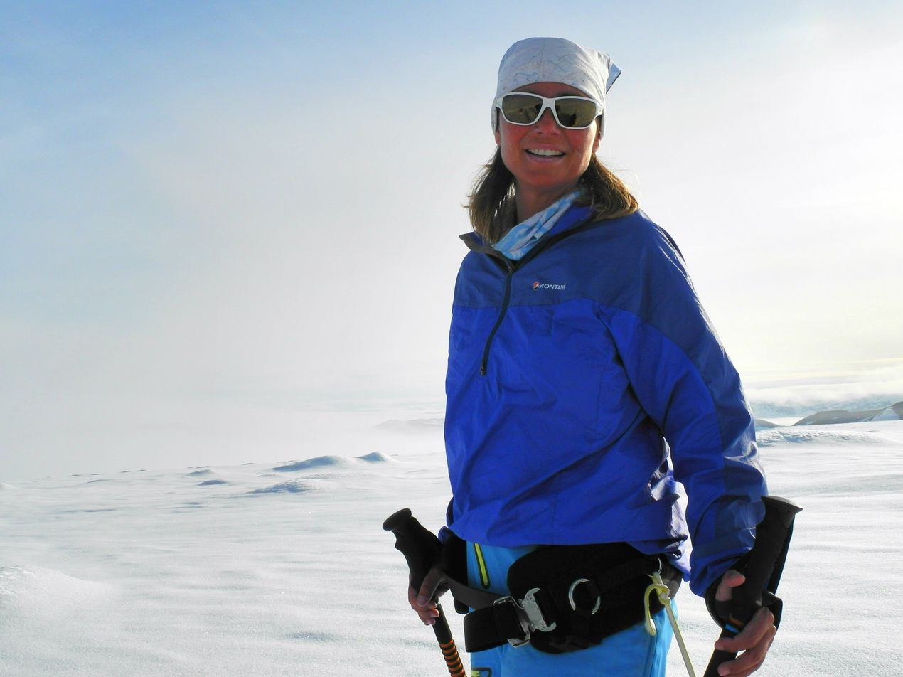 Birgit Lutz in Grönland