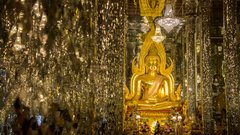 Spiegelmosaikhalle im Wat Tha Sung