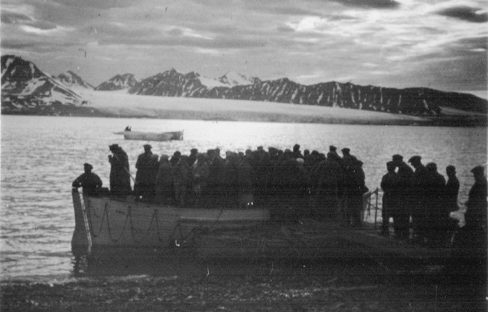 Der Gletscher Renardbreen 1928 © Christian Zingg